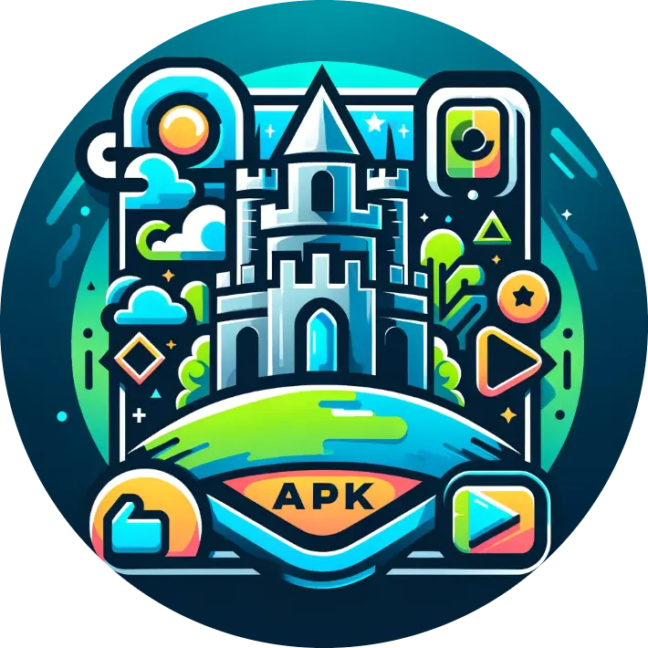 Castle app logo for in round shape website